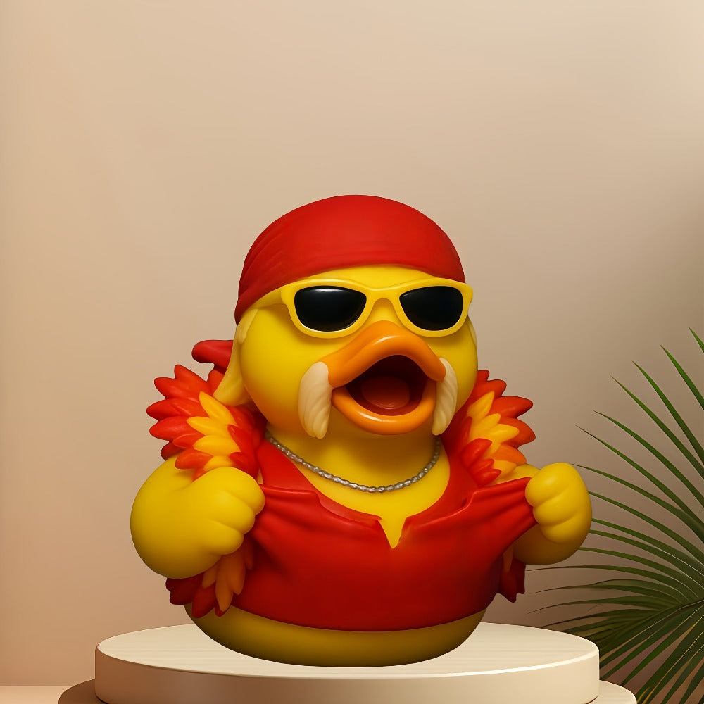 Resin Duck Figurine Decorative Statue - Holiday Themed Ornament for Halloween, Christmas for Garden, Patio and Yard Use