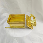 Ark of the Covenant Figurine – Golden Artisan Tabletop Statue, Spiritual Religious Decor for Home & Office, Hanukkah, Easter & Ramadan Gift Ornament, Indoor Outdoor Display, Medium & Large