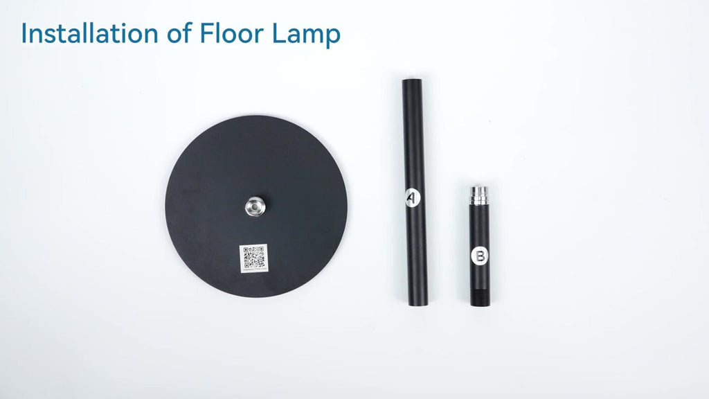 60-Inch Cylindrical Fabric-Shade RGB Floor Lamp with App, Remote, Music Modes and One- or Two-Lamp Options