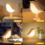 Magpie Bird Desk Lamp 2 Pack 16 Color Dimmable Cordless Night Light USB Charging Touch for Entryways, Bedrooms and Living Spaces