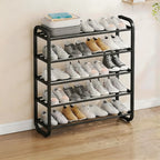 Shoe Storage Organizer 5-Layer Narrow White Rack for Entryway, Closet, Living Room and Door Areas