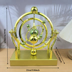 Perpetual Motion Pendulum Desk Decor - Cosmic Swing Solar System Planets Atomic Model Science for Entryways, Bedrooms and Living Spaces