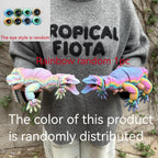 Giant Lizard Figurine 21 Inch 3D Printed – Realistic Reptile Animal Model Openable Mouth Easy 3-Part Assembly 7 Color Styles, Desk Decor Unique Gift for Kids Adults Reptile Lovers