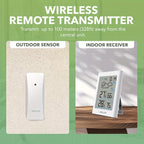 Home Weather Station | Wireless Indoor Outdoor Forecast Alarm Clock