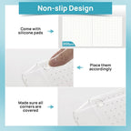 Drawer Storage Organizer Set 60-Piece Clear Plastic Bins in Four Sizes for Desk, Kitchen or Office