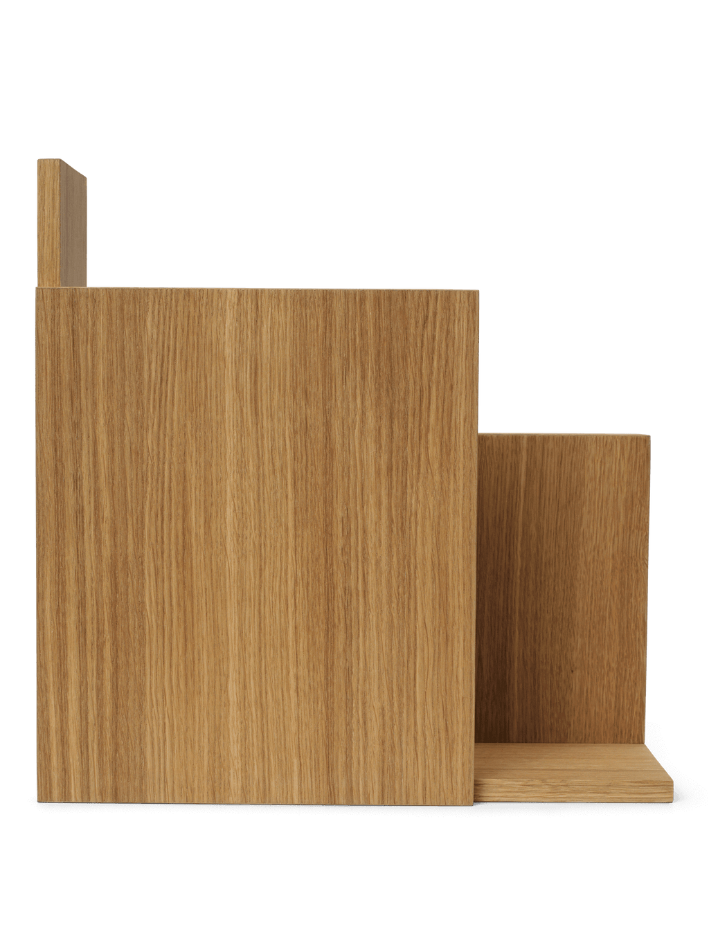 Stagger Shelf - Square - Oiled Oak