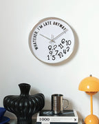Whatever, I'm Late Anyway Clock