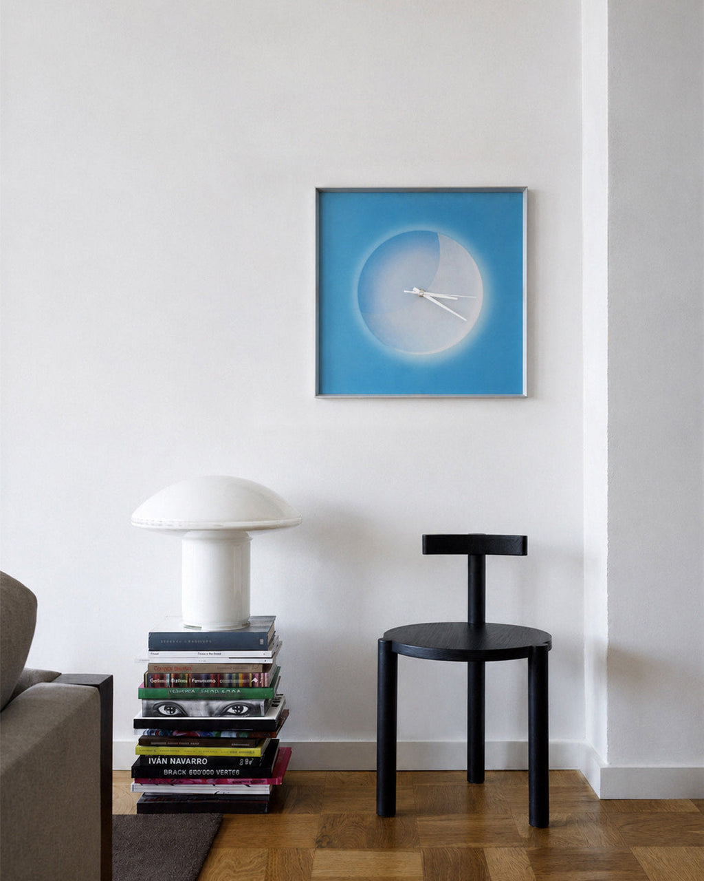 Luna Phase Art Clock