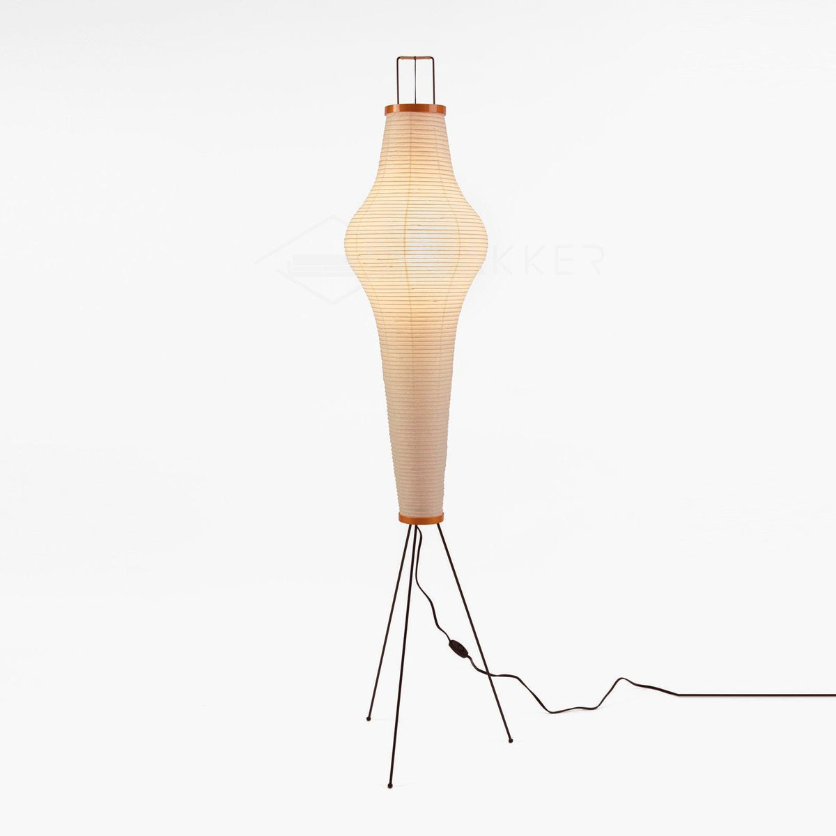 Akari 10A Rice Paper Floor Lamp, Japanese style, suitable for study, bedroom, and living spaces