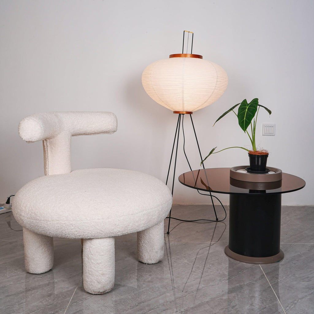 Akari 10A Rice Paper Floor Lamp, Japanese style, suitable for study, bedroom, and living spaces