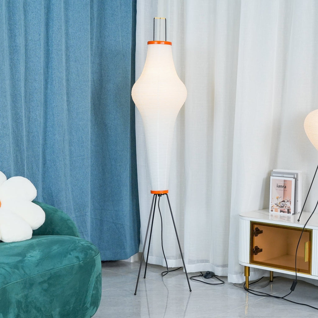 Akari 10A Rice Paper Floor Lamp, Japanese style, suitable for study, bedroom, and living spaces