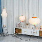 Akari 10A Rice Paper Floor Lamp, Japanese style, suitable for study, bedroom, and living spaces