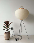 Akari 10A Rice Paper Floor Lamp, Japanese style, suitable for study, bedroom, and living spaces