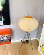 Akari 10A Rice Paper Floor Lamp, Japanese style, suitable for study, bedroom, and living spaces