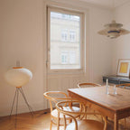 Akari 10A Rice Paper Floor Lamp, Japanese style, suitable for study, bedroom, and living spaces