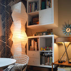 Akari 10A Rice Paper Floor Lamp, Japanese style, suitable for study, bedroom, and living spaces