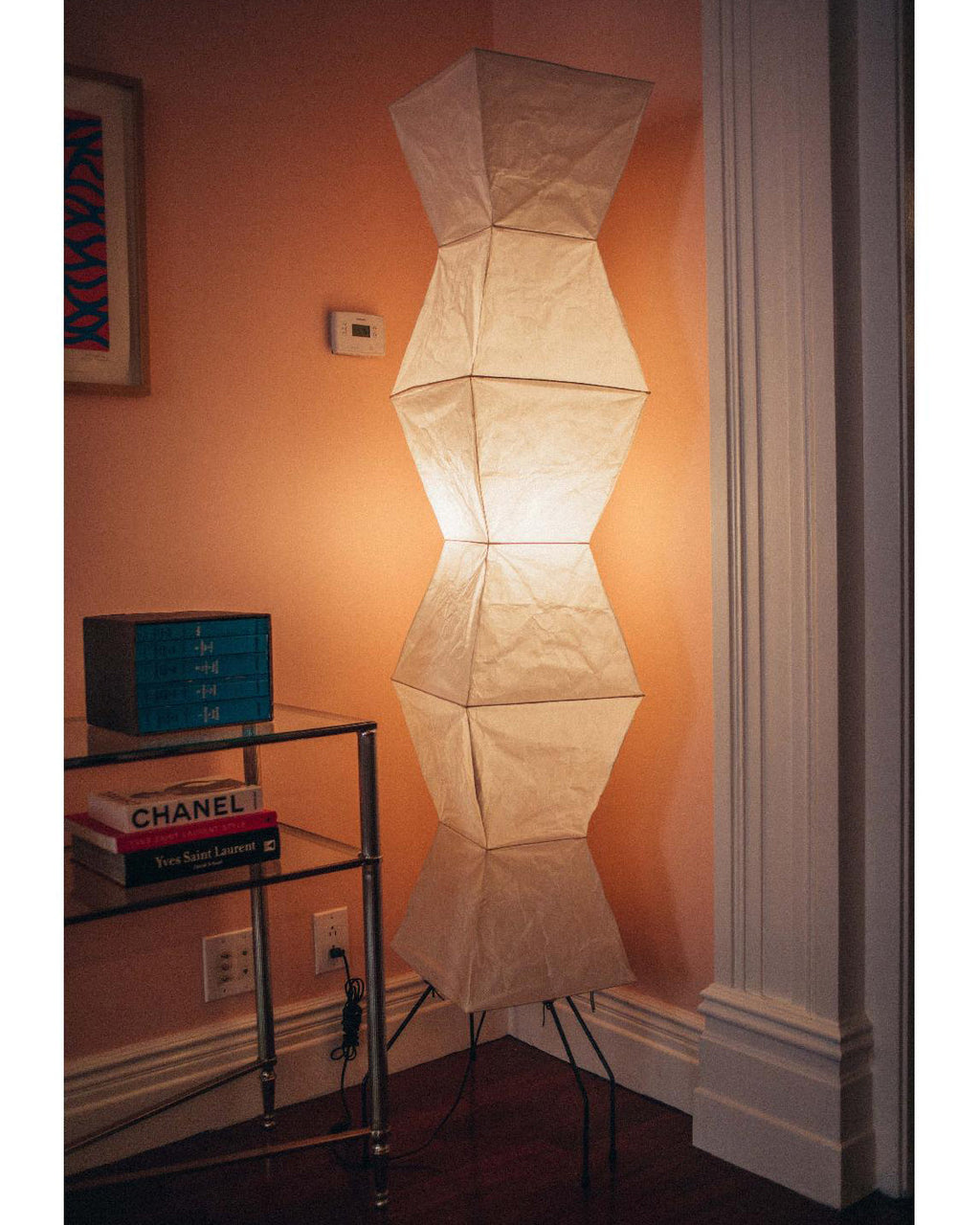Akari 10A Rice Paper Floor Lamp, Japanese style, suitable for study, bedroom, and living spaces