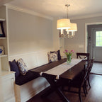 Chapman Classic 6-Light Chandelier, Transitional style, suitable for dining rooms and entryways