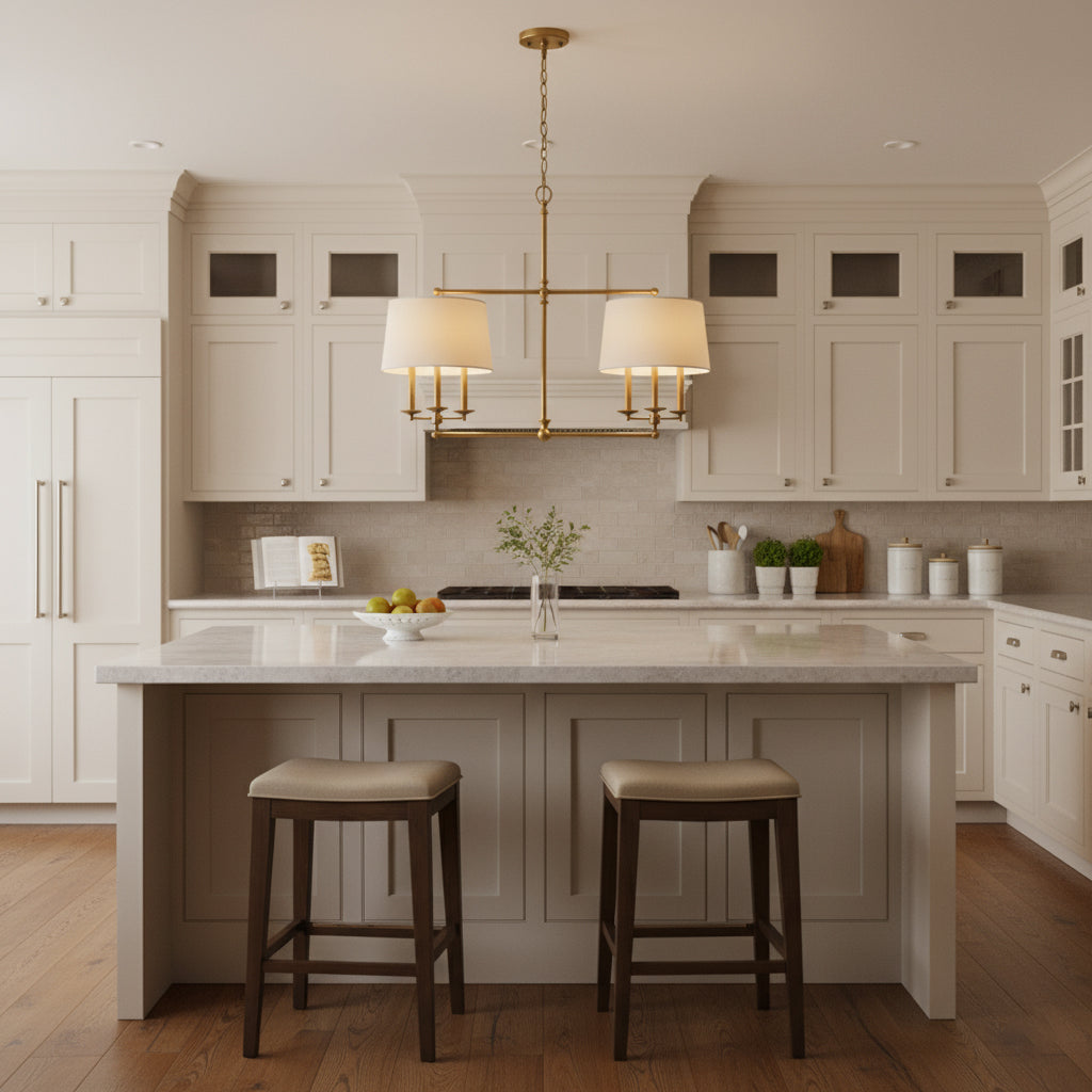 Chapman Classic 6-Light Chandelier, Transitional style, suitable for dining rooms and entryways