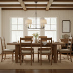Chapman Classic 6-Light Chandelier, Transitional style, suitable for dining rooms and entryways