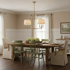 Chapman Classic 6-Light Chandelier, Transitional style, suitable for dining rooms and entryways