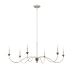 Hartsville 6-Light Chandelier, French country style, suitable for entryways and dining rooms