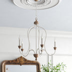 Hartsville 6-Light Chandelier, French country style, suitable for entryways and dining rooms