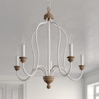 Hartsville 6-Light Chandelier, French country style, suitable for entryways and dining rooms