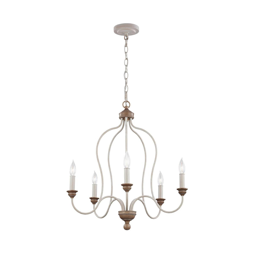 Hartsville 6-Light Chandelier, French country style, suitable for entryways and dining rooms