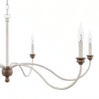 Hartsville 6-Light Chandelier, French country style, suitable for entryways and dining rooms