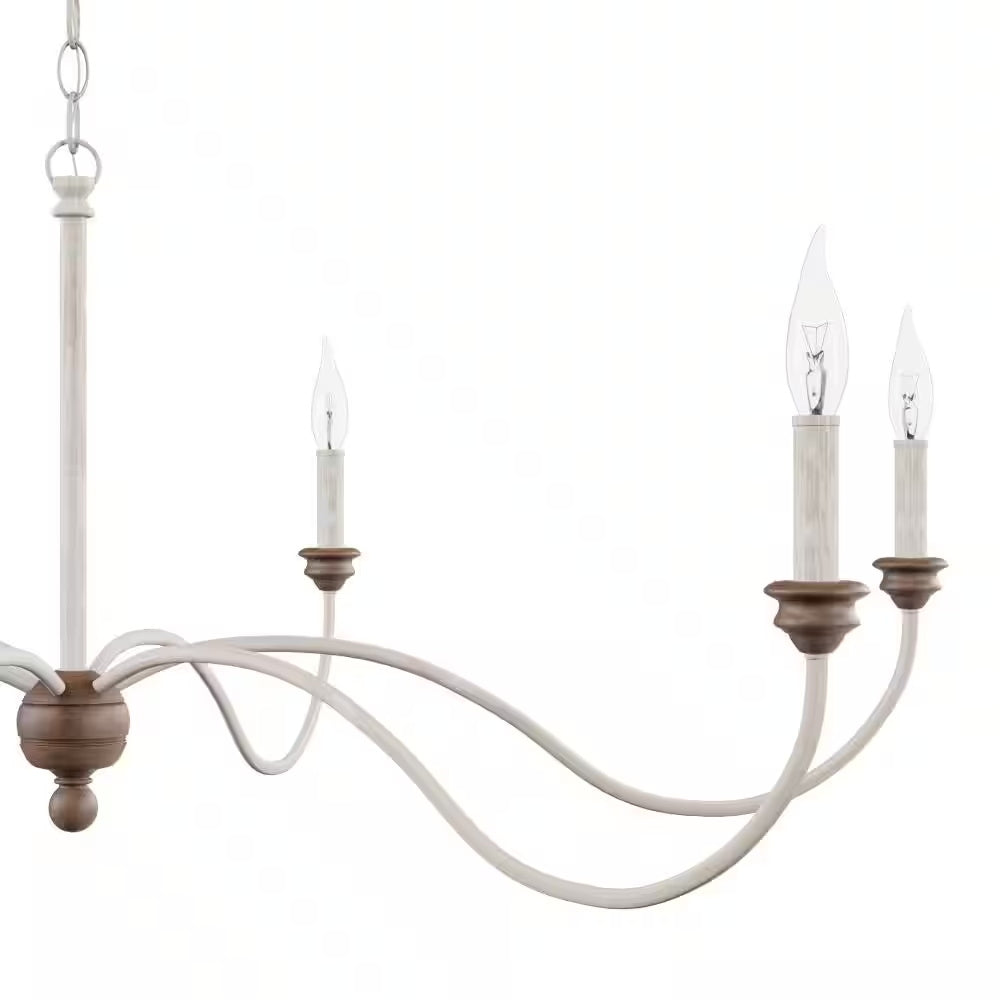 Hartsville 6-Light Chandelier, French country style, suitable for entryways and dining rooms