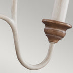 Hartsville 6-Light Chandelier, French country style, suitable for entryways and dining rooms