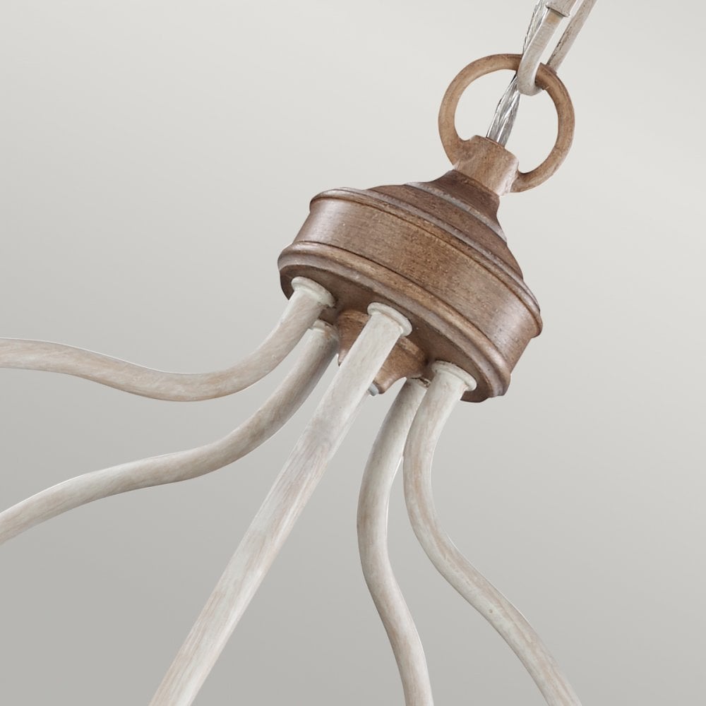 Hartsville 6-Light Chandelier, French country style, suitable for entryways and dining rooms