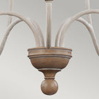 Hartsville 6-Light Chandelier, French country style, suitable for entryways and dining rooms