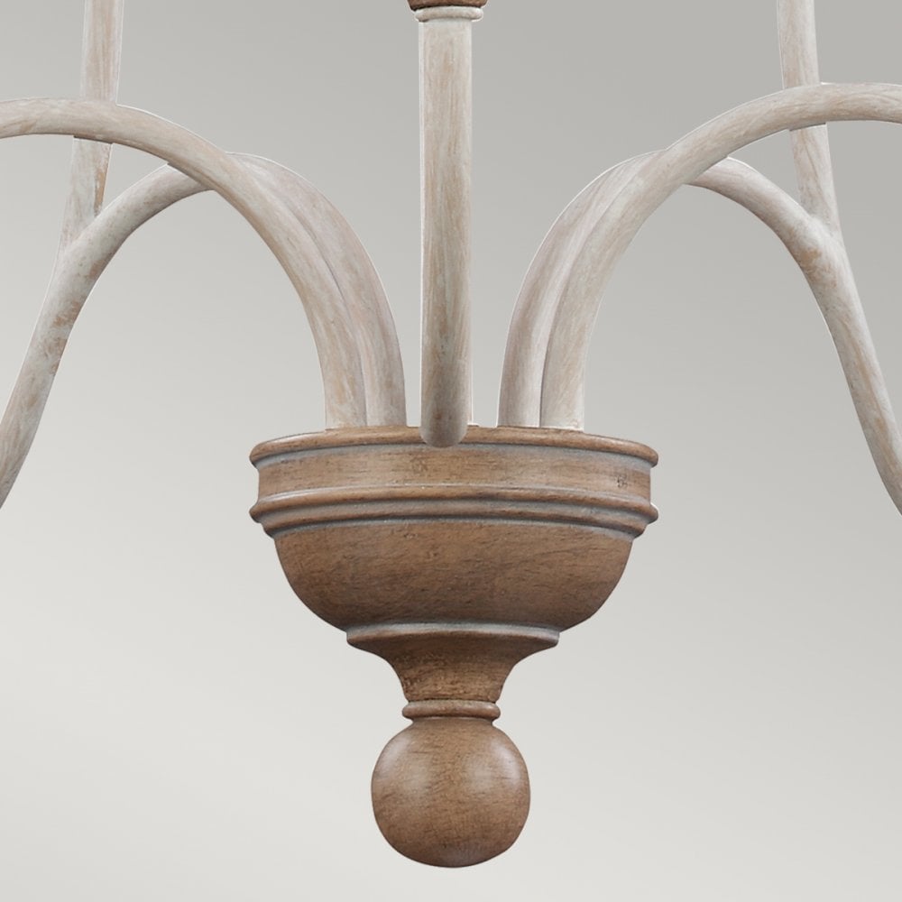 Hartsville 6-Light Chandelier, French country style, suitable for entryways and dining rooms