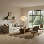 Akari 10A Rice Paper Floor Lamp, Japanese style, suitable for study, bedroom, and living spaces
