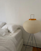 Akari 10A Rice Paper Floor Lamp, Japanese style, suitable for study, bedroom, and living spaces