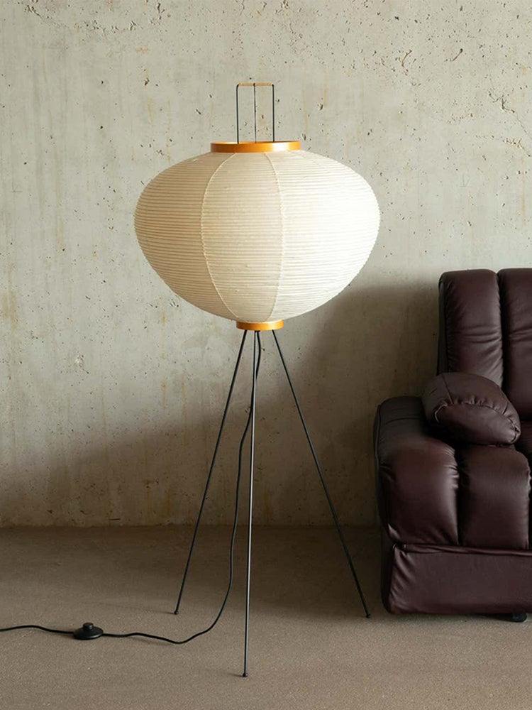 Akari 10A Rice Paper Floor Lamp, Japanese style, suitable for study, bedroom, and living spaces