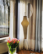 Akari 10A Rice Paper Floor Lamp, Japanese style, suitable for study, bedroom, and living spaces