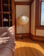 Akari 10A Rice Paper Floor Lamp, Japanese style, suitable for study, bedroom, and living spaces
