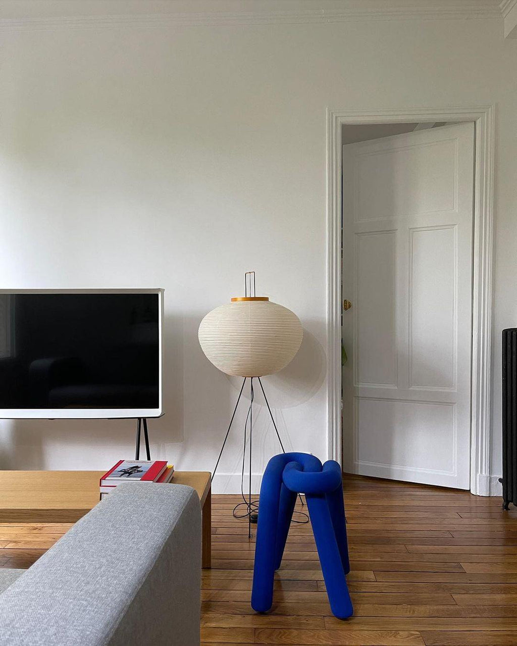 Akari 10A Rice Paper Floor Lamp, Japanese style, suitable for study, bedroom, and living spaces