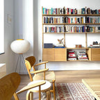Akari 10A Rice Paper Floor Lamp, Japanese style, suitable for study, bedroom, and living spaces