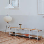 Akari 10A Rice Paper Floor Lamp, Japanese style, suitable for study, bedroom, and living spaces