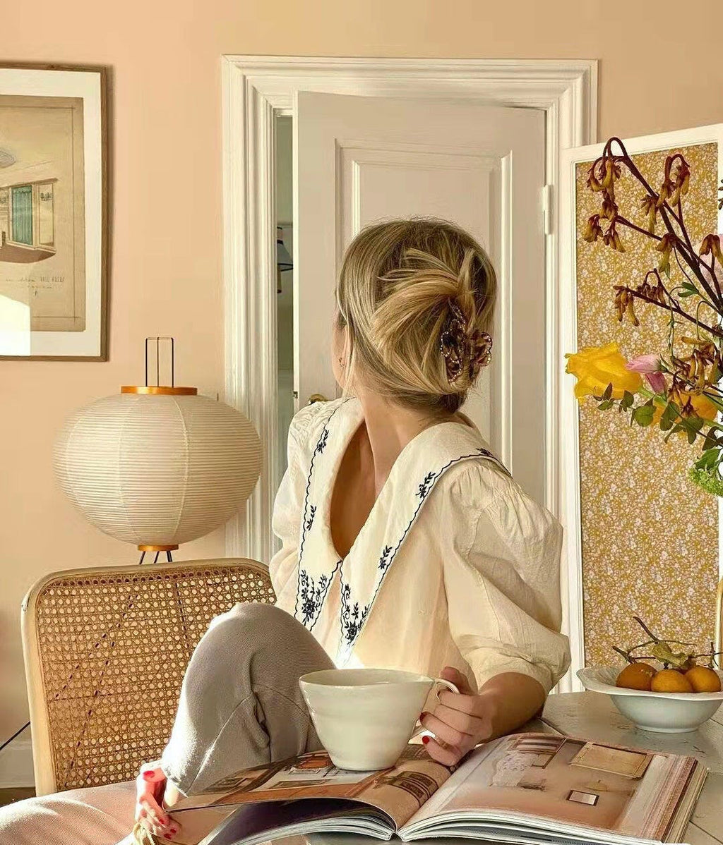 Akari 10A Rice Paper Floor Lamp, Japanese style, suitable for study, bedroom, and living spaces
