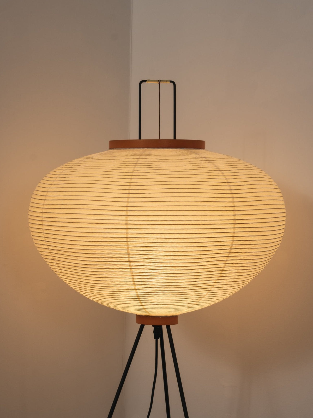 Akari 10A Rice Paper Floor Lamp, Japanese style, suitable for study, bedroom, and living spaces