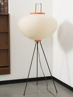 Akari 10A Rice Paper Floor Lamp, Japanese style, suitable for study, bedroom, and living spaces