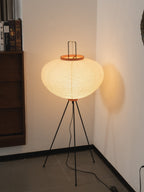 Akari 10A Rice Paper Floor Lamp, Japanese style, suitable for study, bedroom, and living spaces