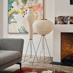Akari 10A Rice Paper Floor Lamp, Japanese style, suitable for study, bedroom, and living spaces
