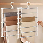 Multi-Layer Pants Hanger – Space-Saving Foldable Trouser Organizer