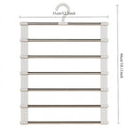 Multi-Layer Pants Hanger – Space-Saving Foldable Trouser Organizer